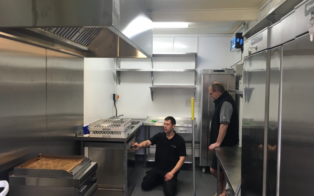 Commercial Club Kitchen Installation:Crowborough Social Club