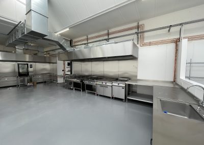 Finish and Feast Croydon Commercial Cooking Area