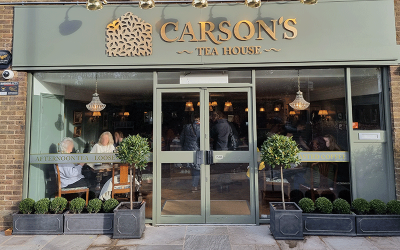Small Cafe Kitchen Design: Carsons Tea Room, Crowborough