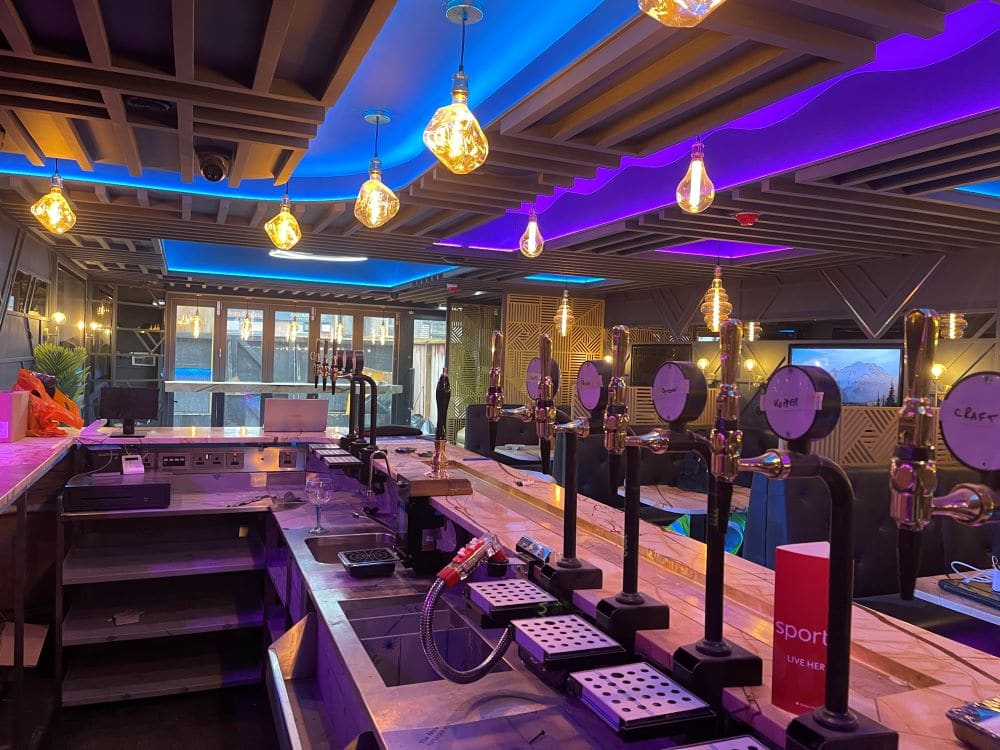 Bar equipment at Balance Bar, New Romney