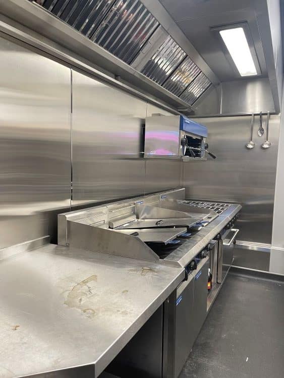 Cooking appliances at Balance Bar kitchen, New Romney