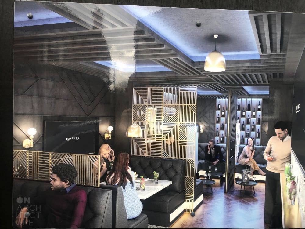 Restaurant CAD visualisation for Balance Bar, New Romney