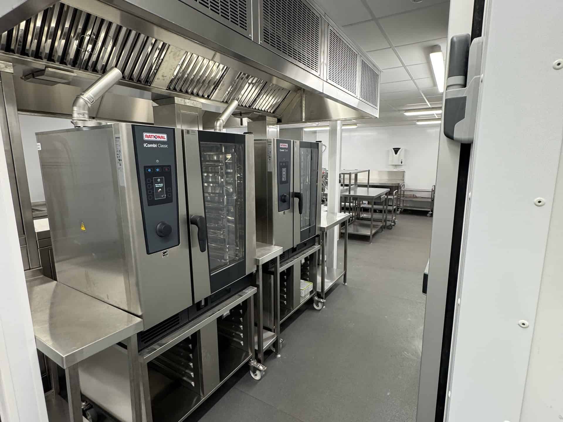 Rational combi ovens in the production area
