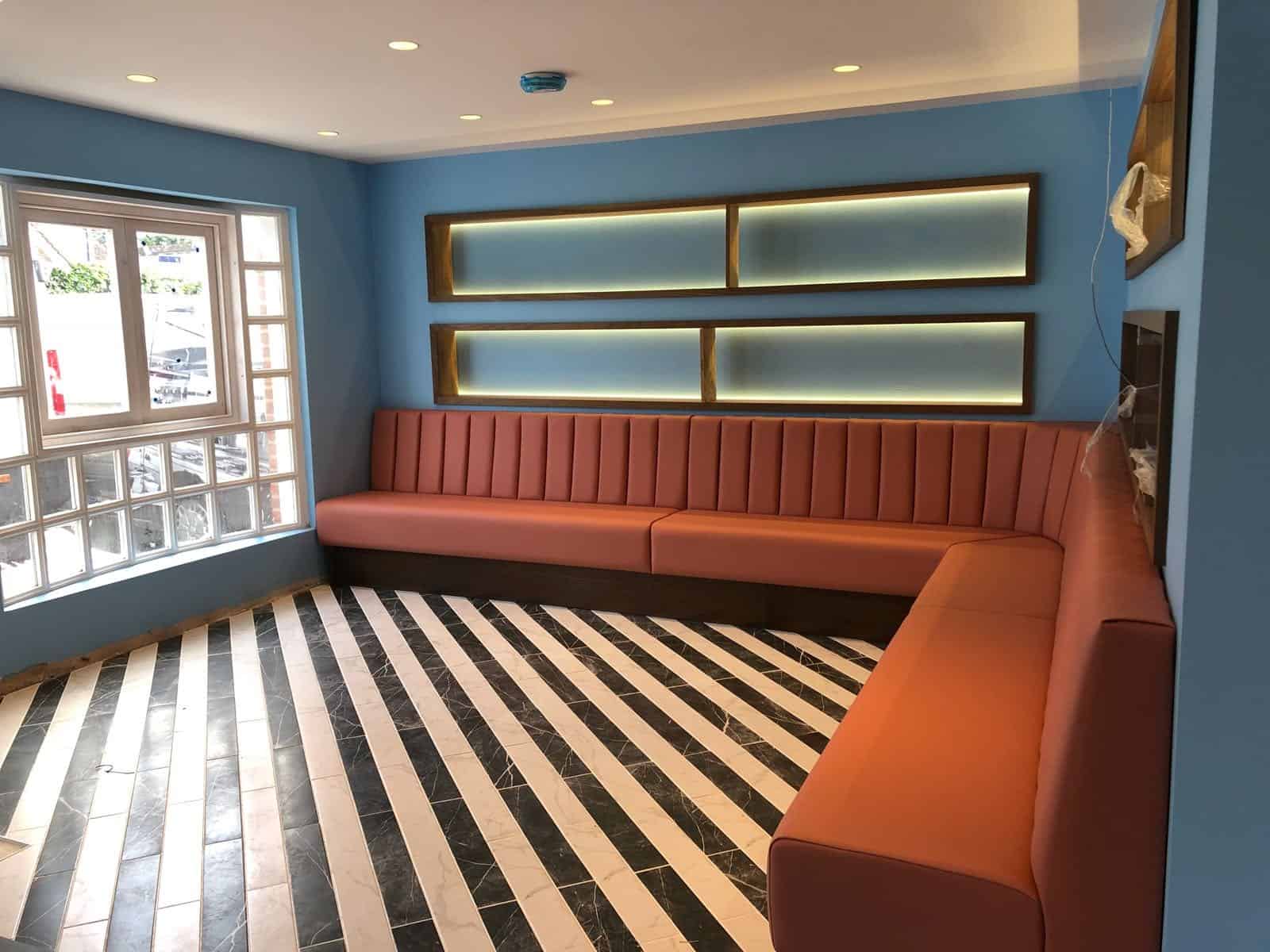 Bottega Montalbano, Tenterden — deli dining area and seating