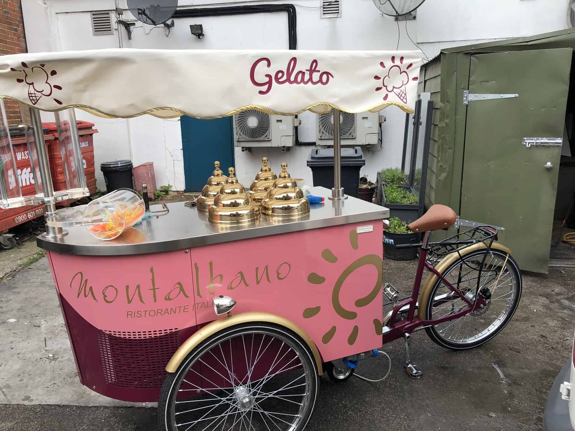 Bottega Montalbano, Tenterden — gelato cart