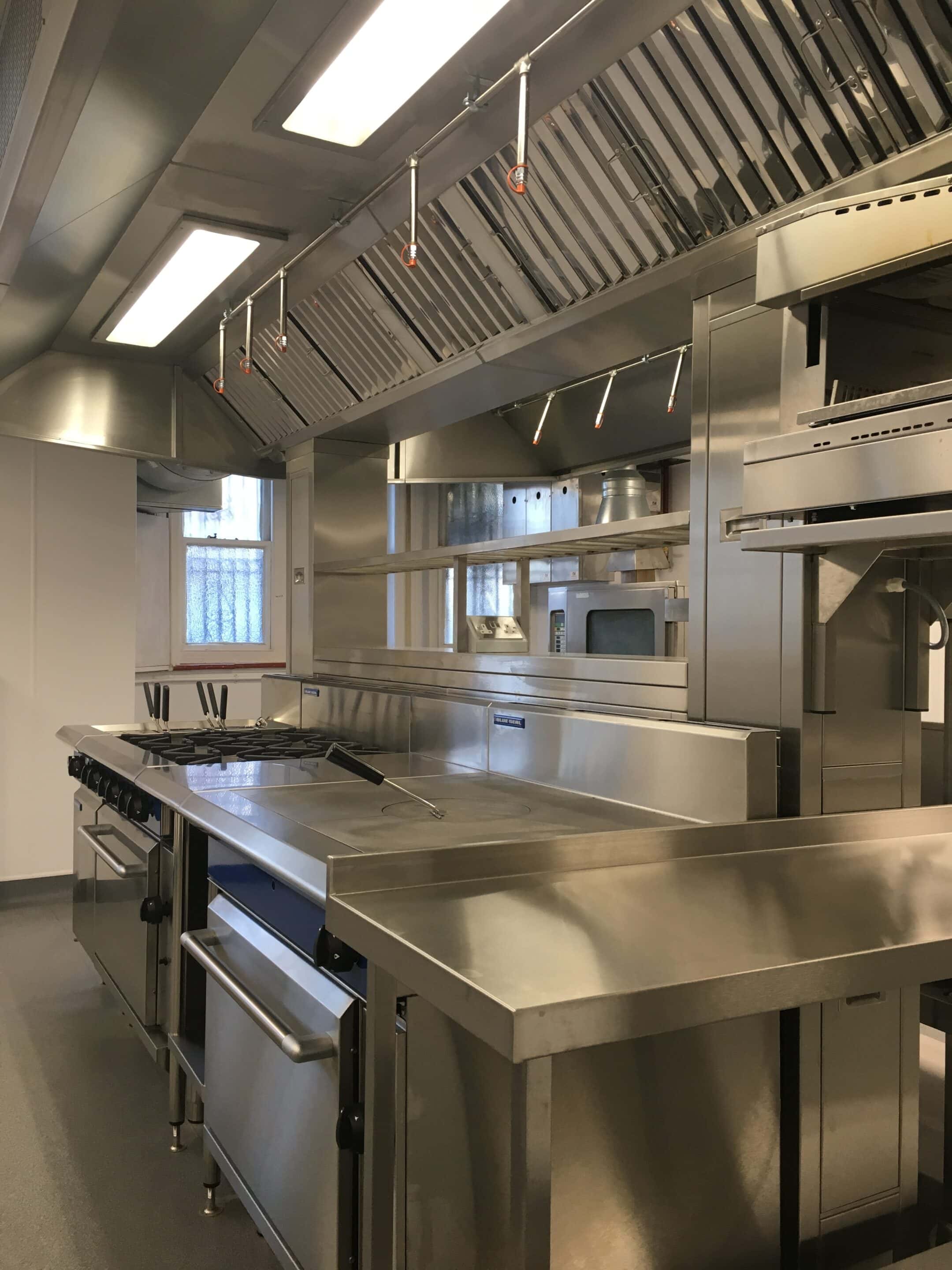 Cookline gantry and Lincat equipment at The Burlington Hotel