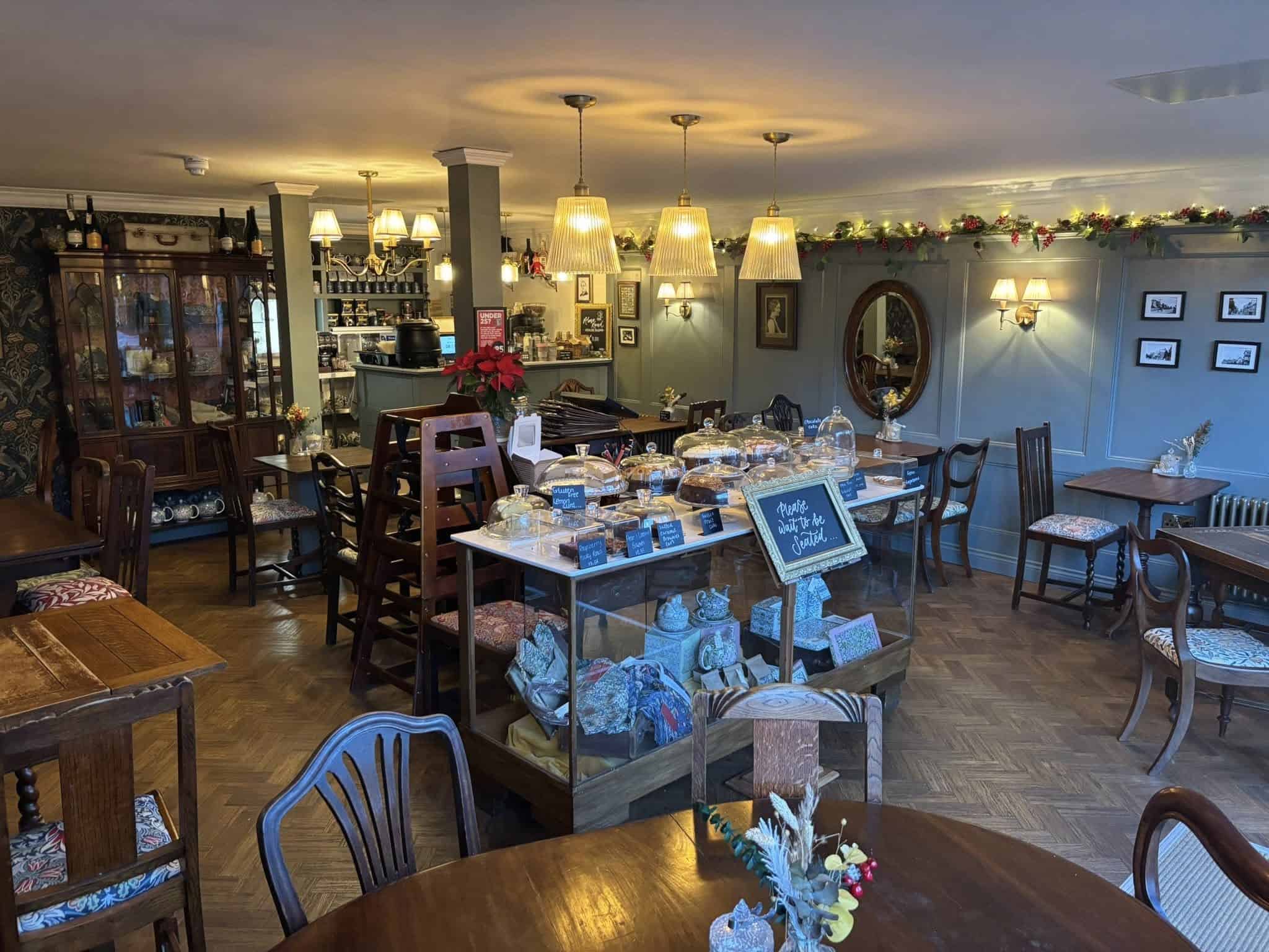 Carsons Tea House interior, Crowborough — finished dining area