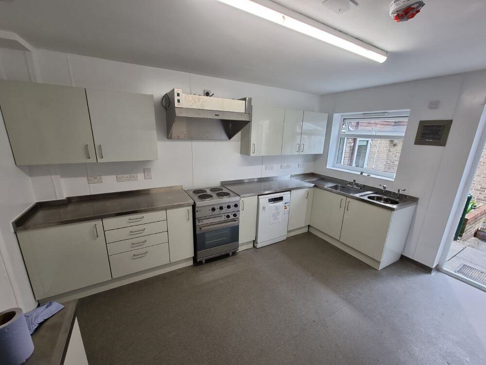 Cedarmore Housing Association, Bromley — finished powder-coated steel kitchen