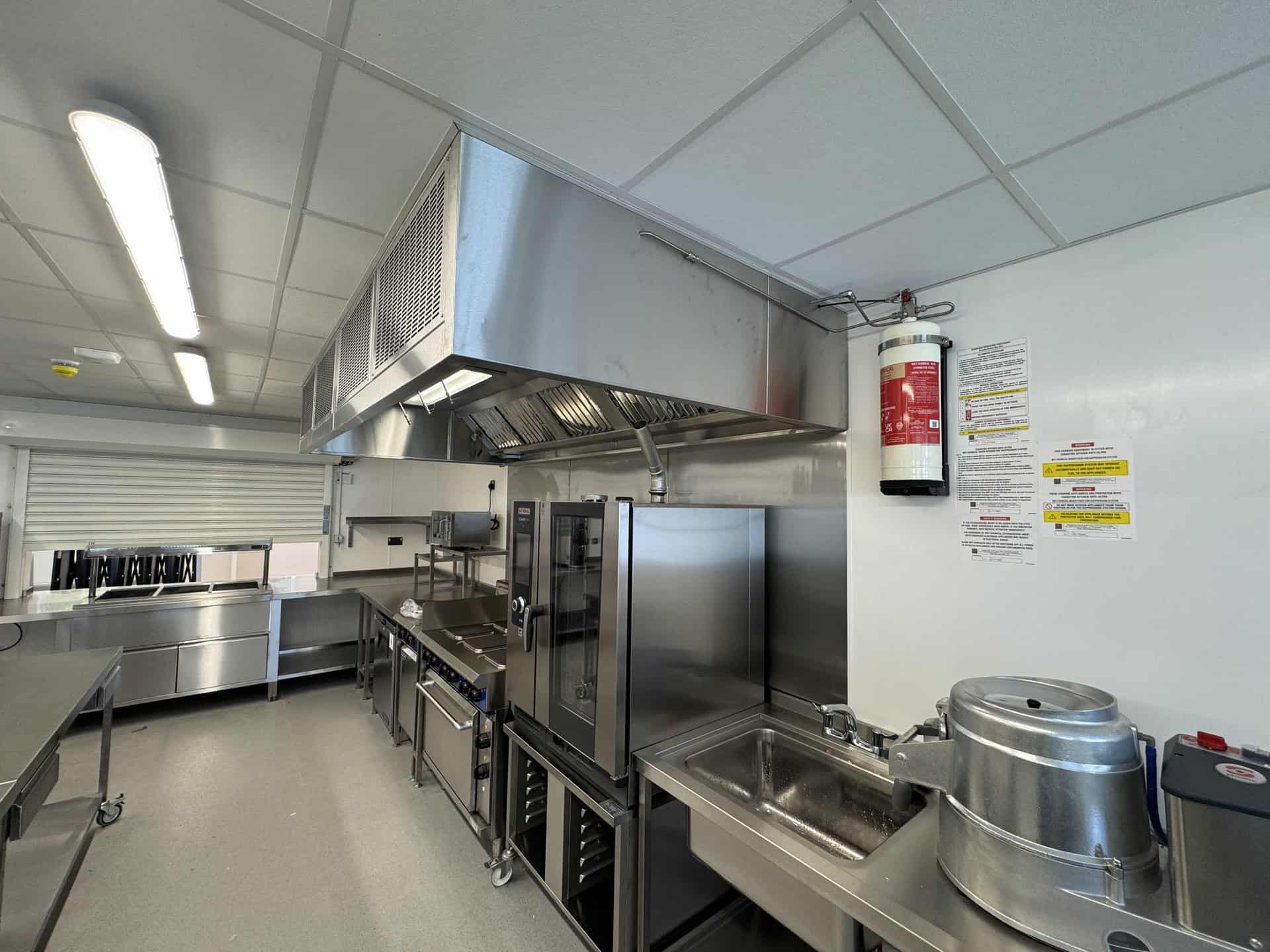 Blue Seal cooking suite at Connors House, Canterbury