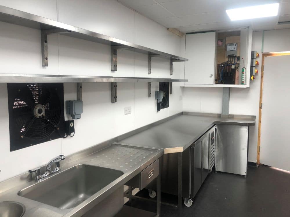 Stainless steel fabrication at Dalby Café, Cliftonville