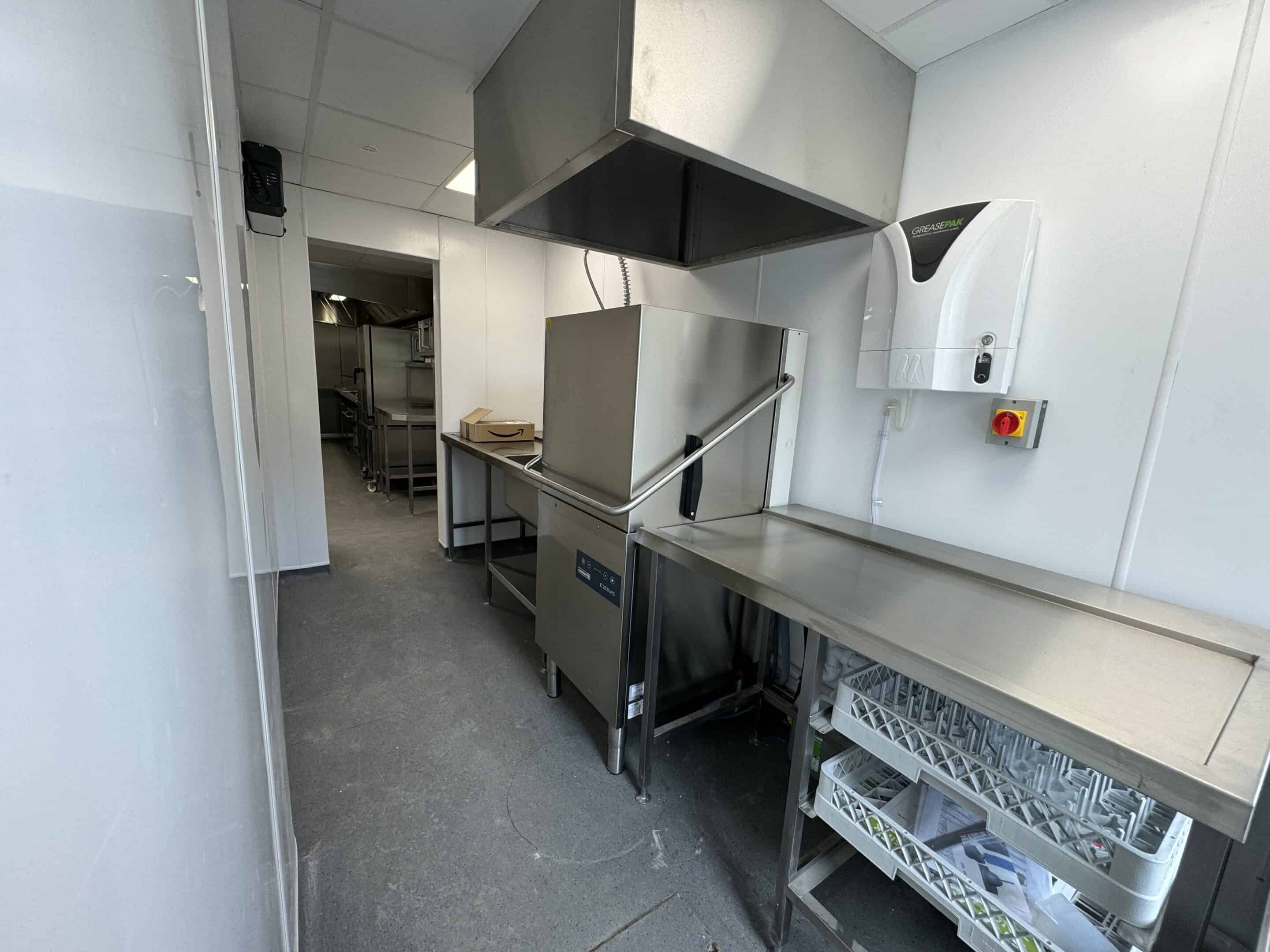 The Roadhouse Diner, Sandwich — warewashing area
