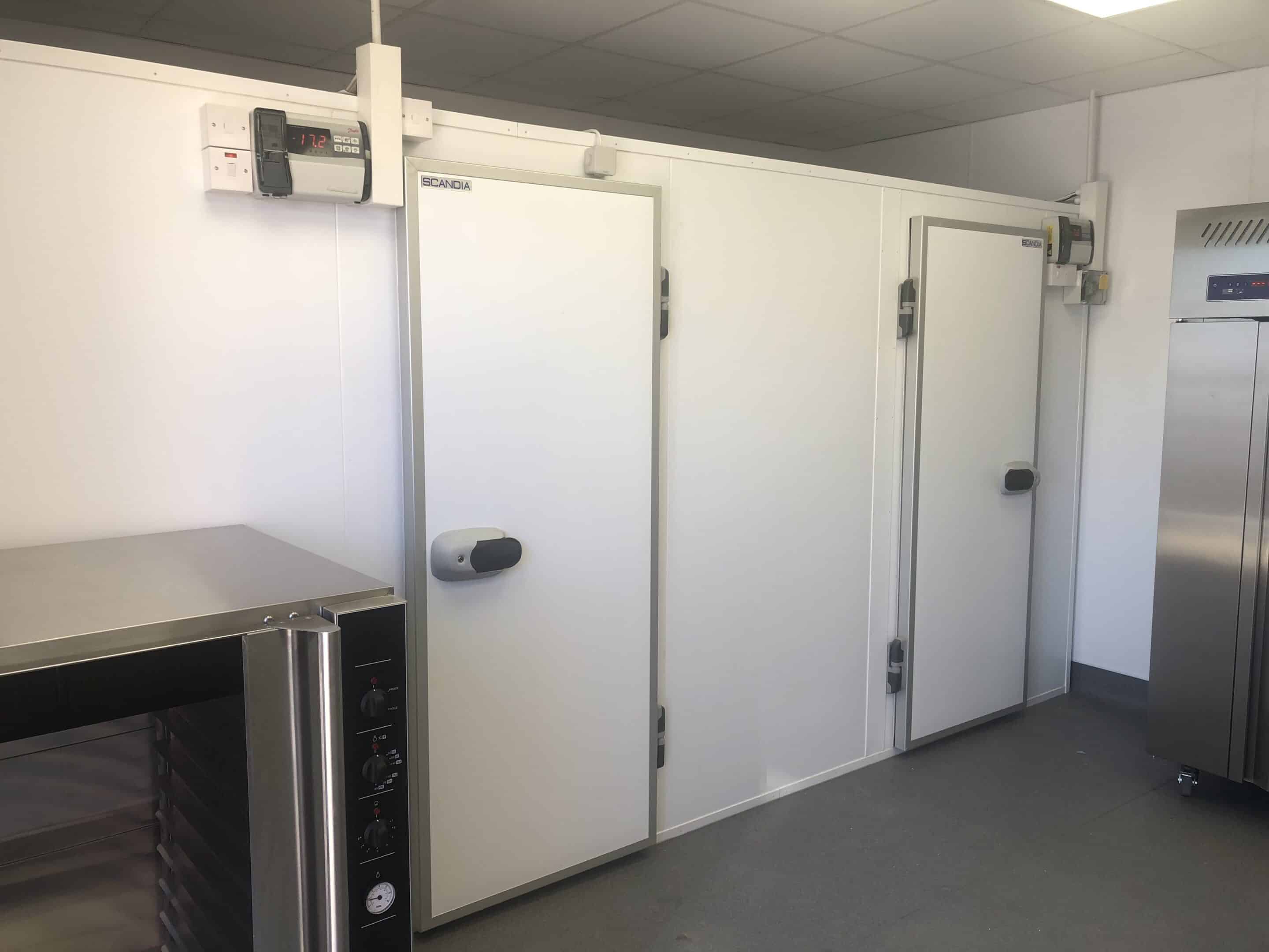 Scandia cold rooms installed at Gibson's Farm Shop, Wingham