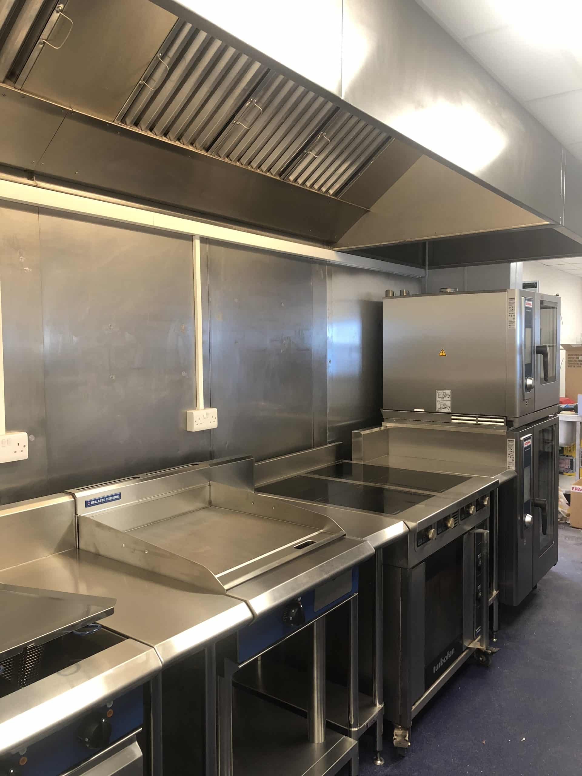 Blue Seal griddle and turbo fan combi at Hartfields Coffee and Kitchen