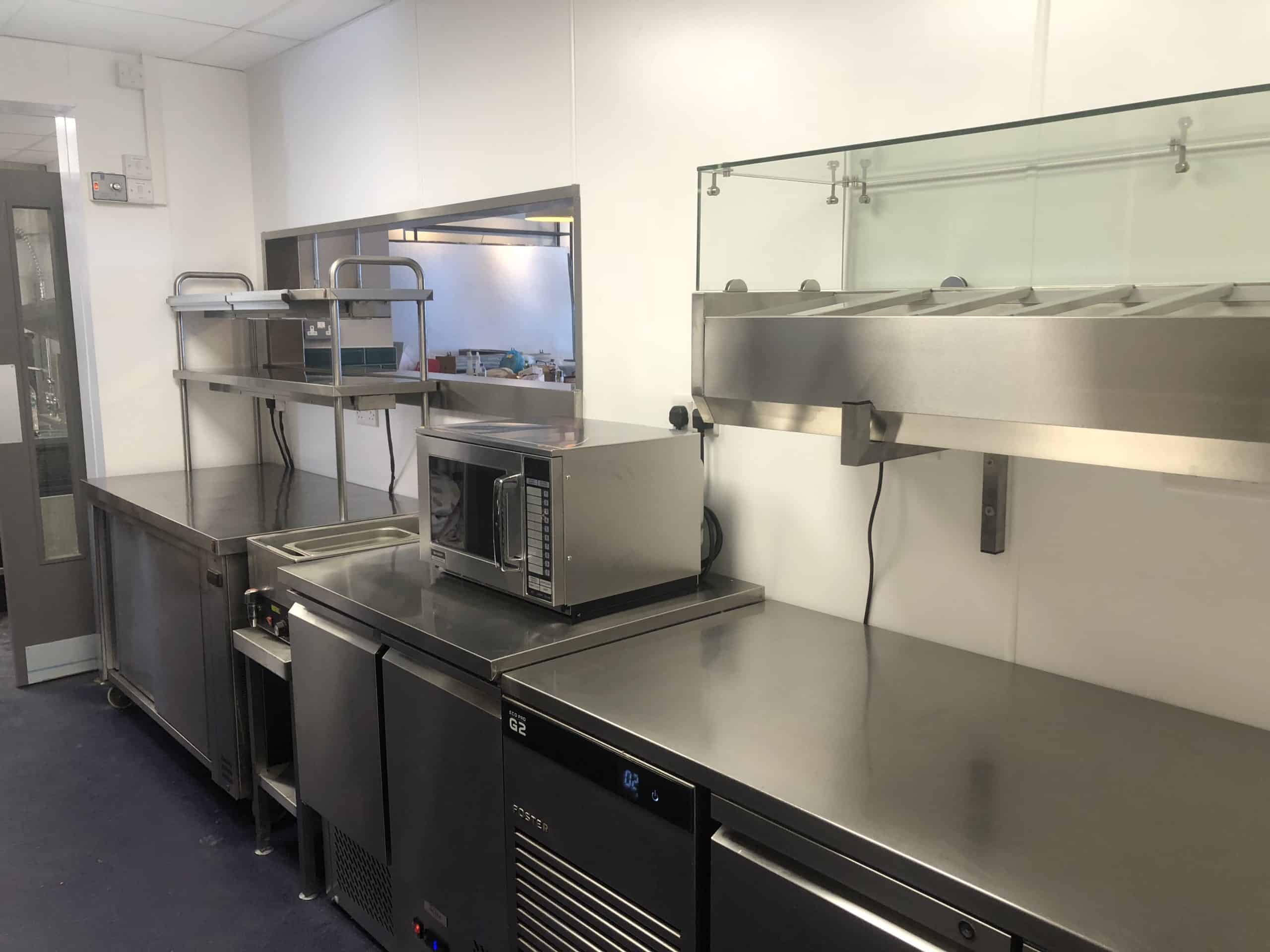 Foster counter fridge and pass gantry at Hartfields Coffee and Kitchen, Uckfield