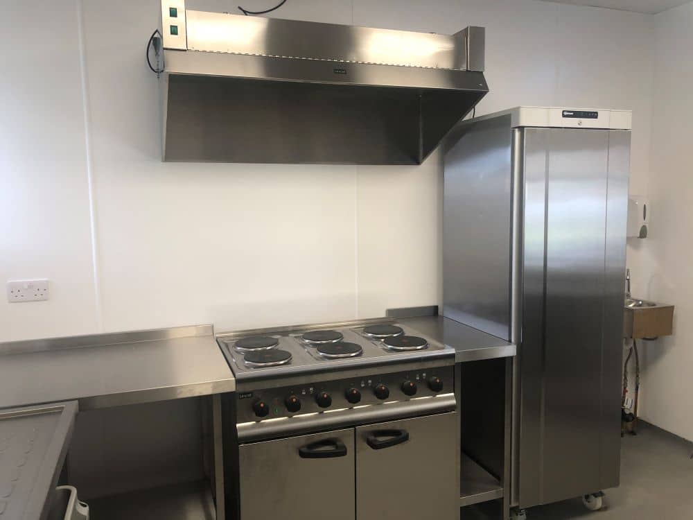 Lincat gas range and Gram upright refrigeration at Herne Bay Golf Club
