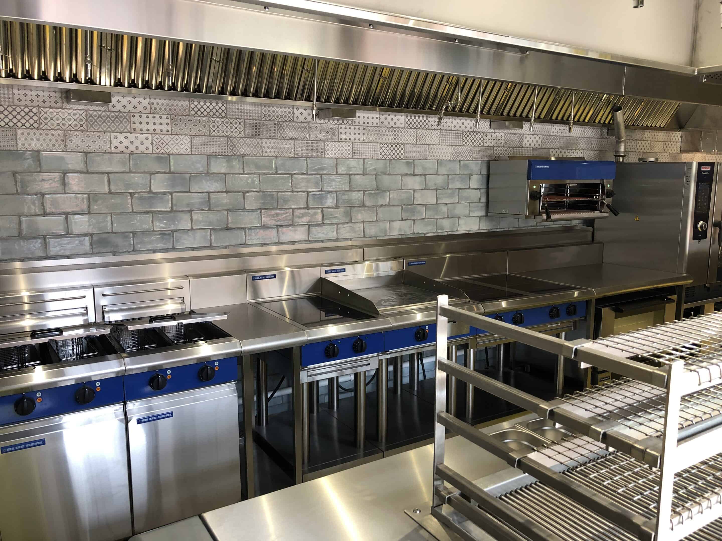 Blue Seal cooking suite at The Kings Arms, Elham