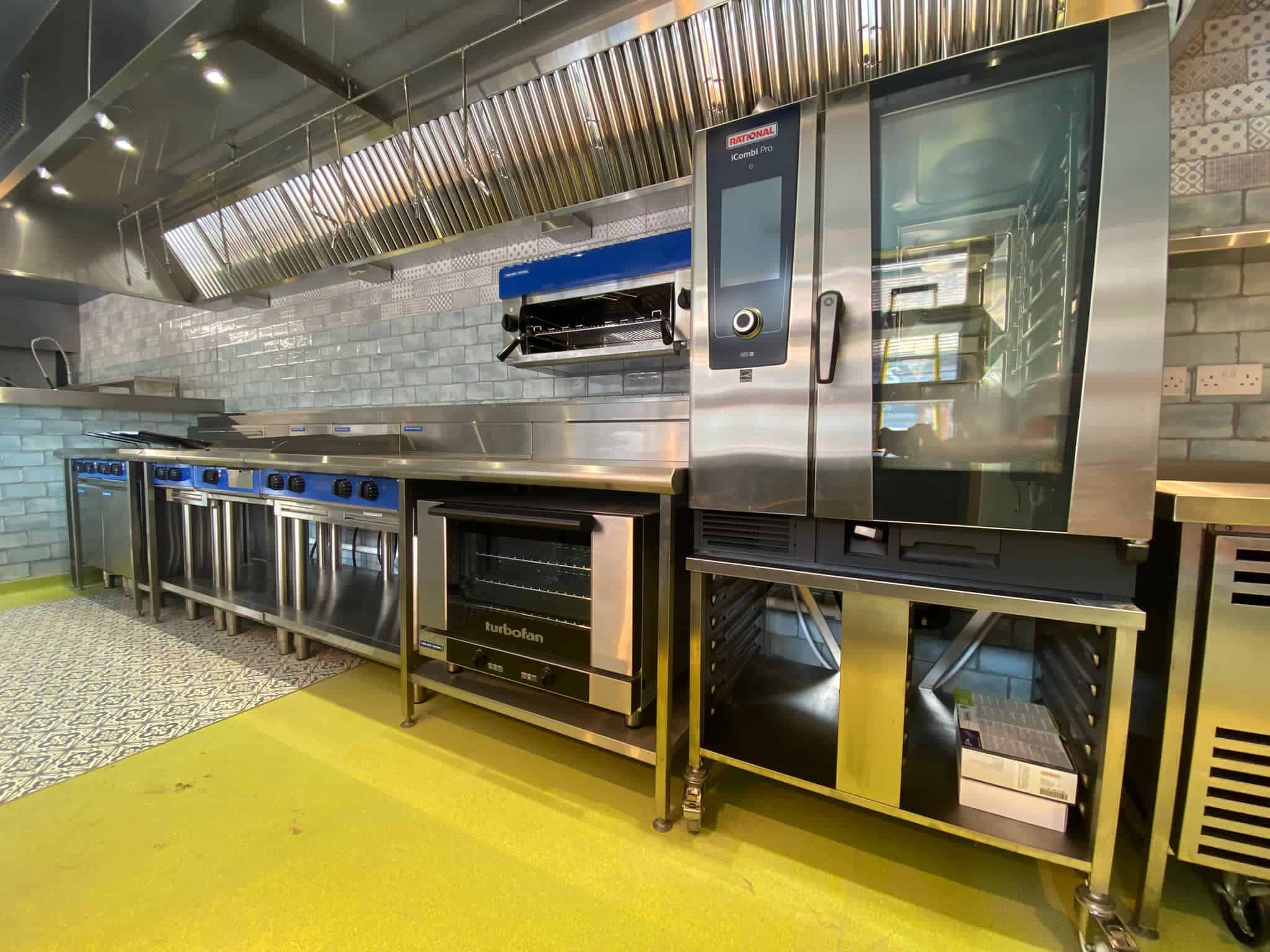 Rational Turbofan on the cooking line at The Kings Arms, Elham