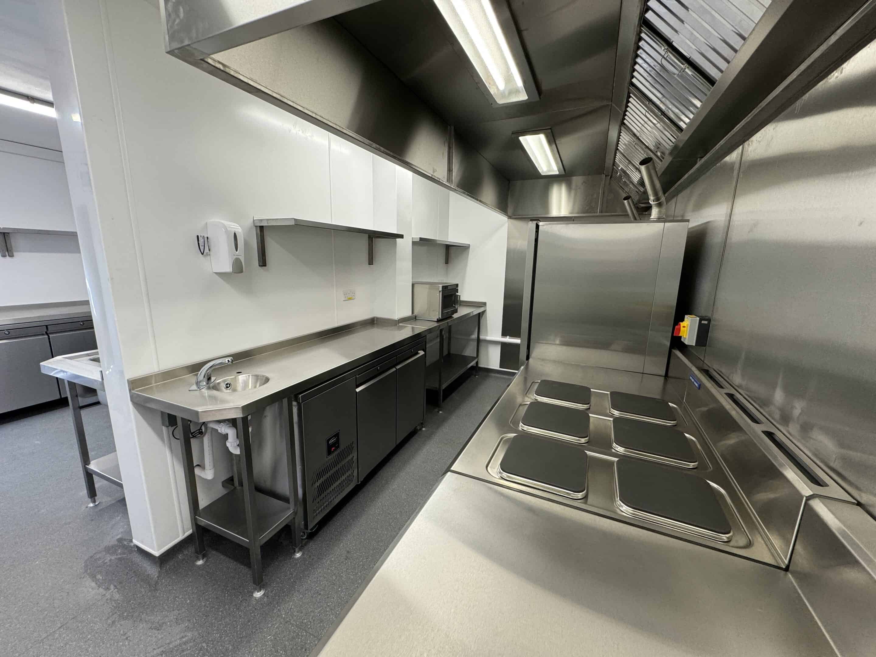 Commercial cookline at London House School of English, Westgate-on-Sea