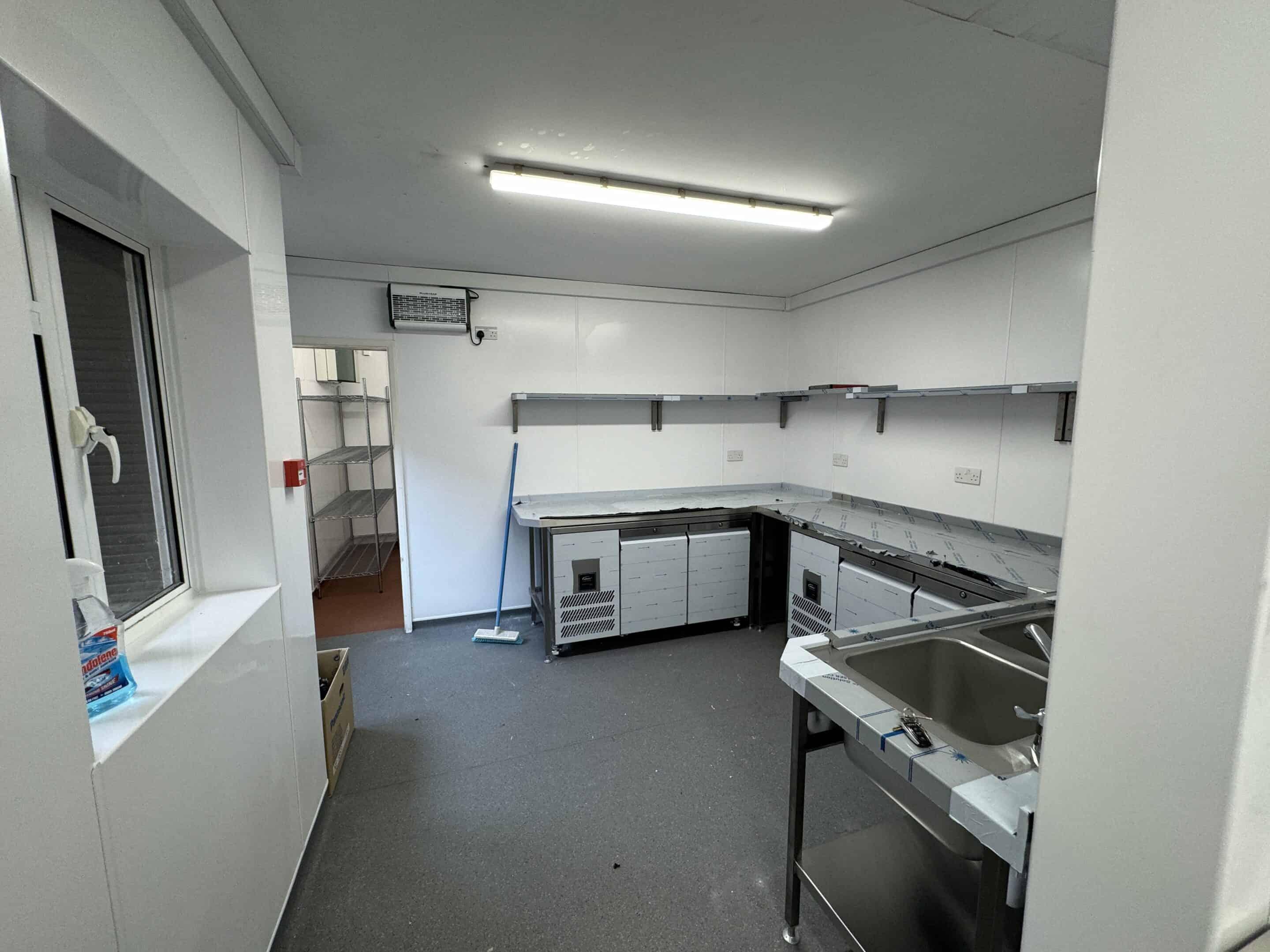 Food preparation room at London House School of English