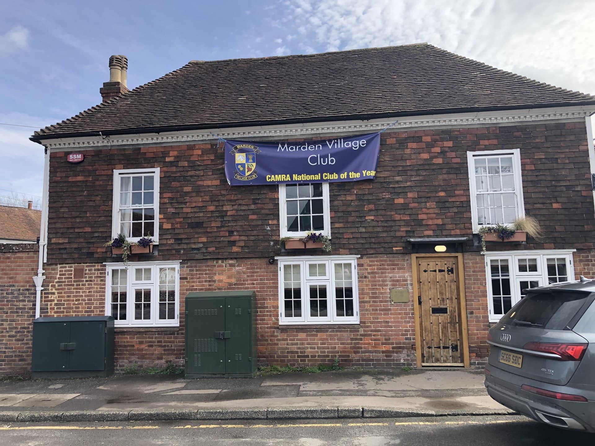 Exterior of Marden Village Club, Marden, Kent