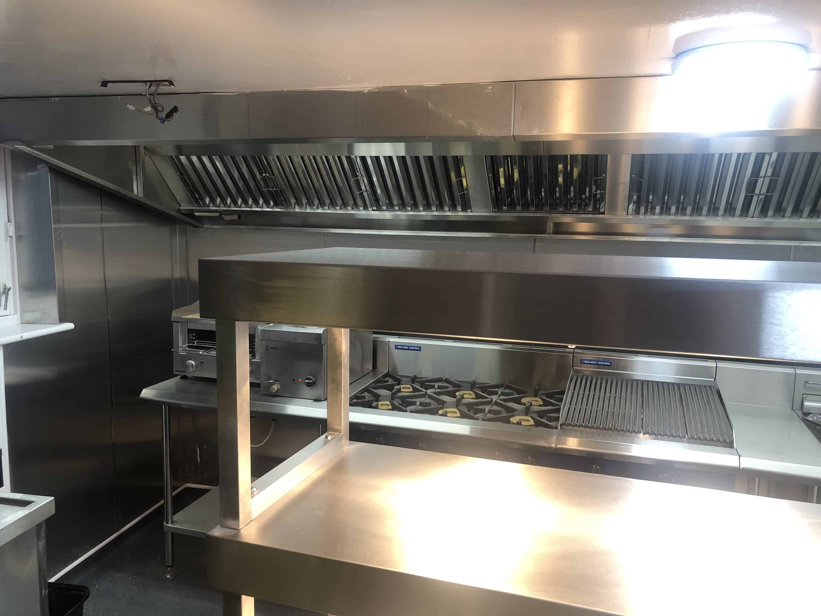 Cookline, pass and gantry overview at The Rose in June, Cliftonville