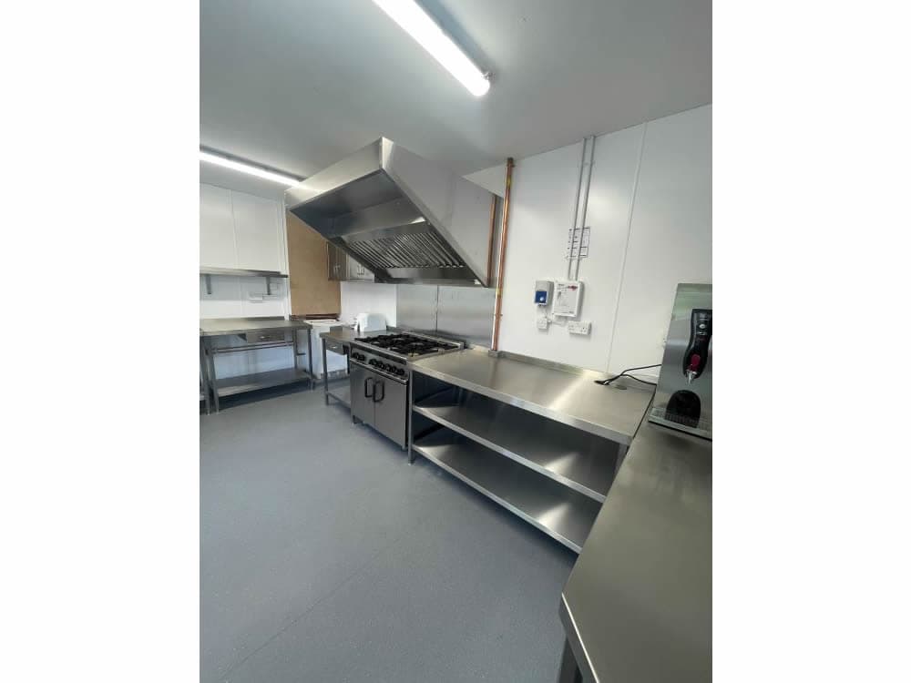 Commercial kitchen at St Francis Church, Ashford