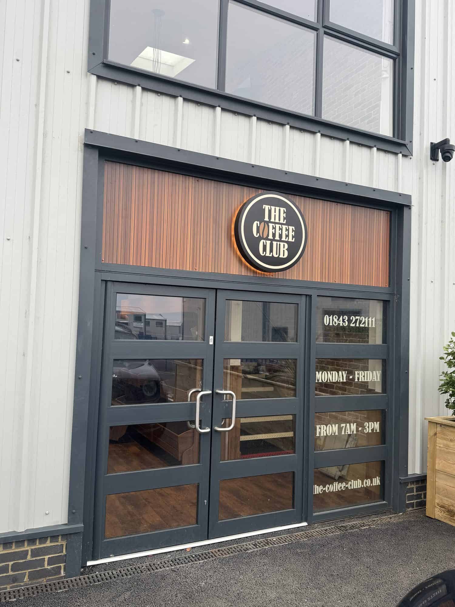 The Coffee Club, Manston \u2014 exterior signage and entrance