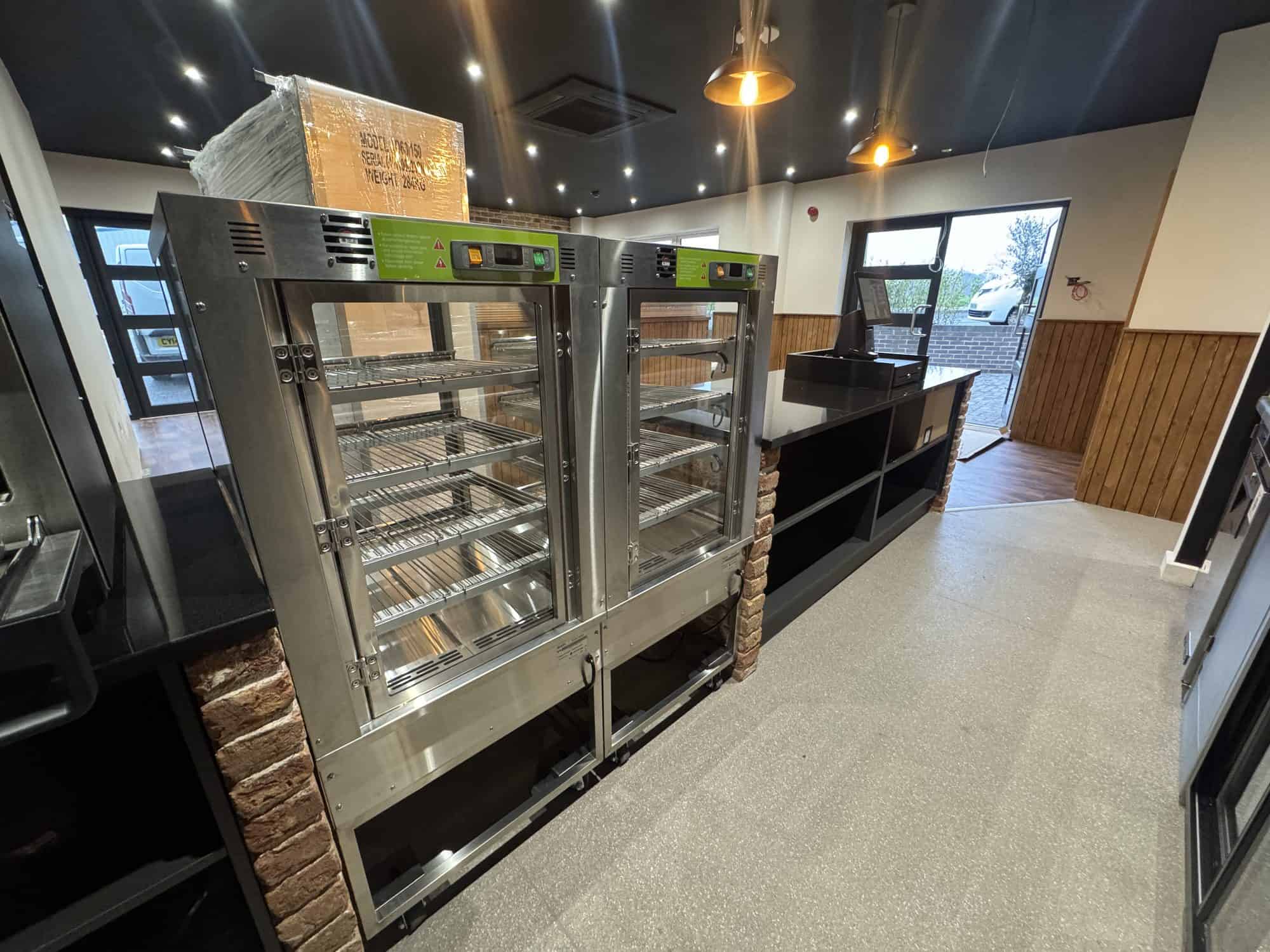 The Coffee Club, Manston \u2014 Cossiga heated display cabinets