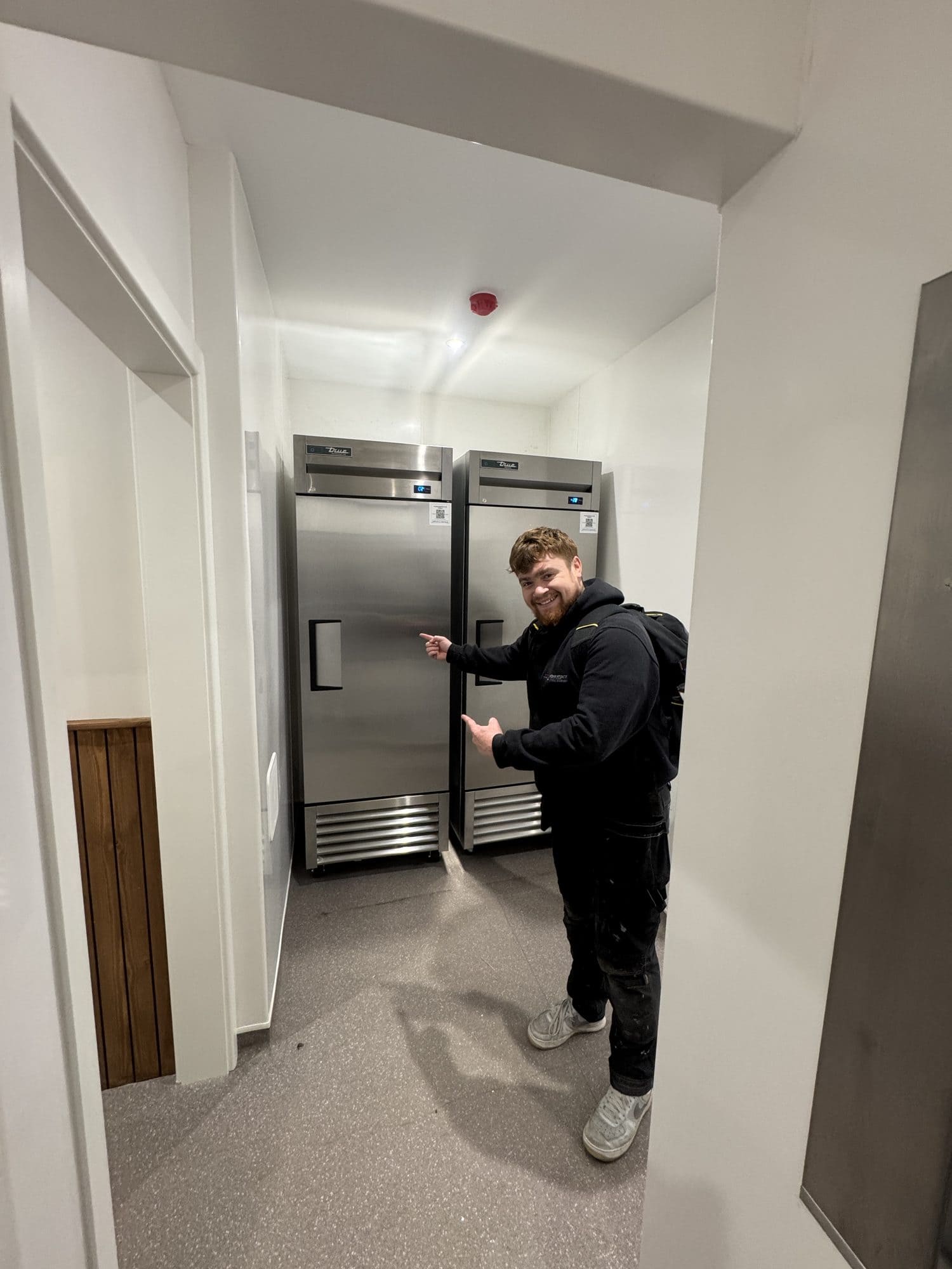 The Coffee Club, Manston \u2014 True upright refrigeration