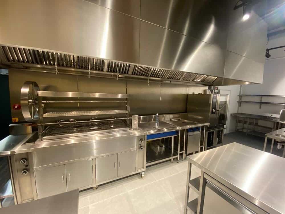 Basque grill cookline at The Gastronomist Ashford