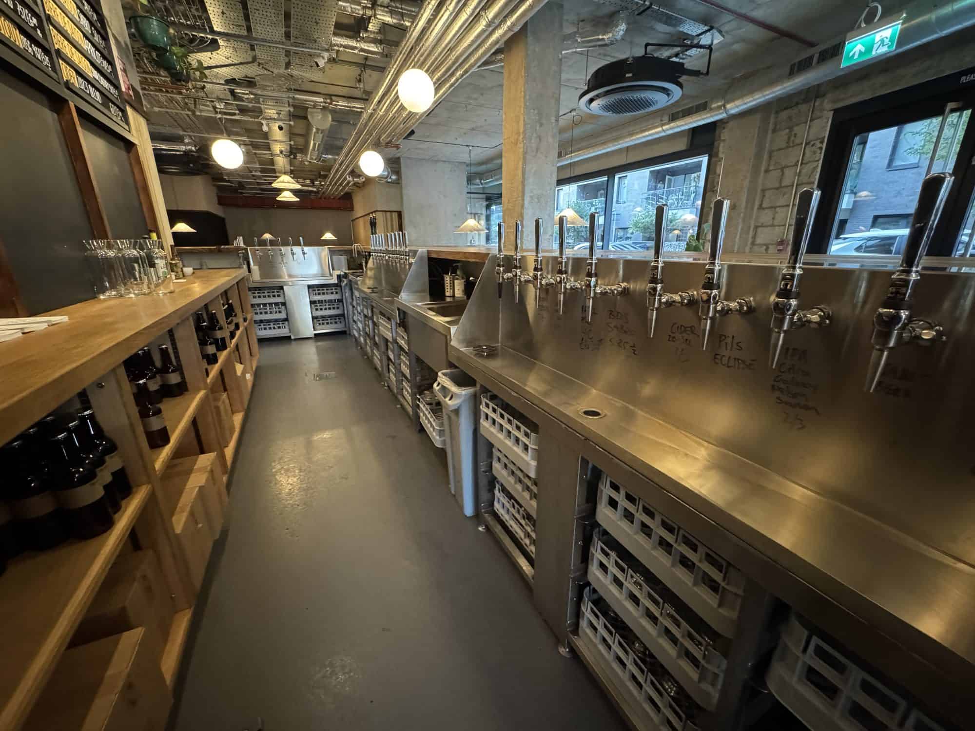 Kernel Taphouse, Bermondsey — bar dispense founts