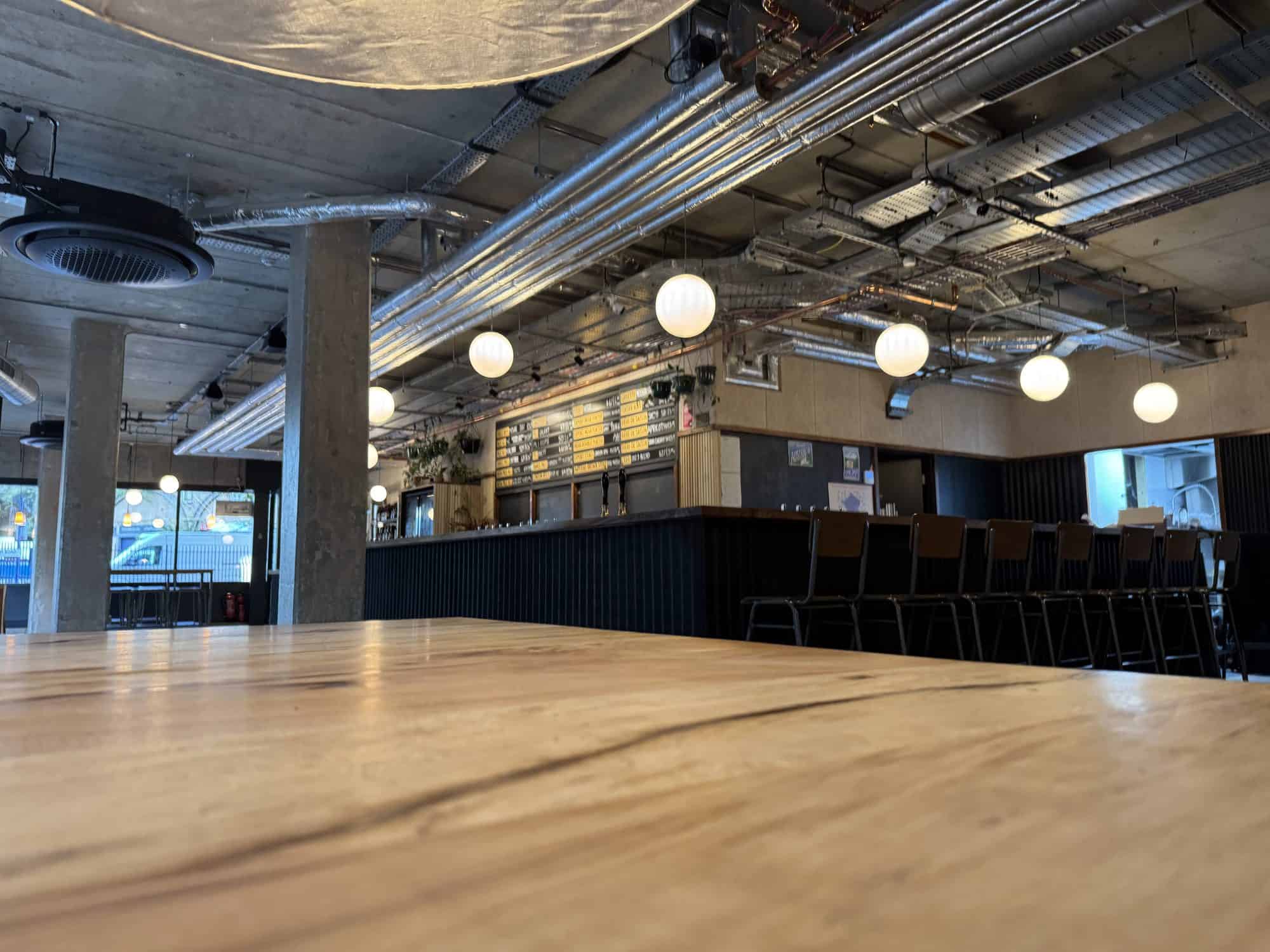 Kernel Taphouse, Bermondsey — taproom communal tables