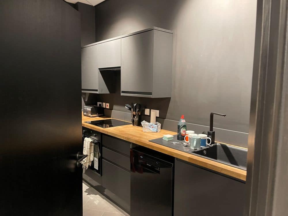 Staff kitchen fit-out at The Snug, Ashford