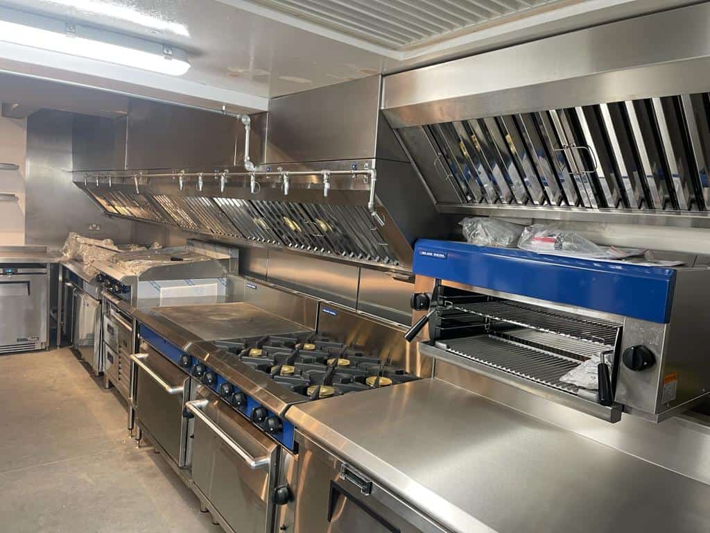 Blue Seal gas range and salamander at The Tiger Inn, Stowting
