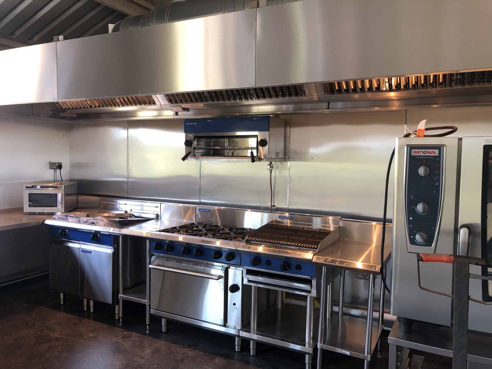 Tillingham, Rye — Blue Seal cooking suite and combi oven