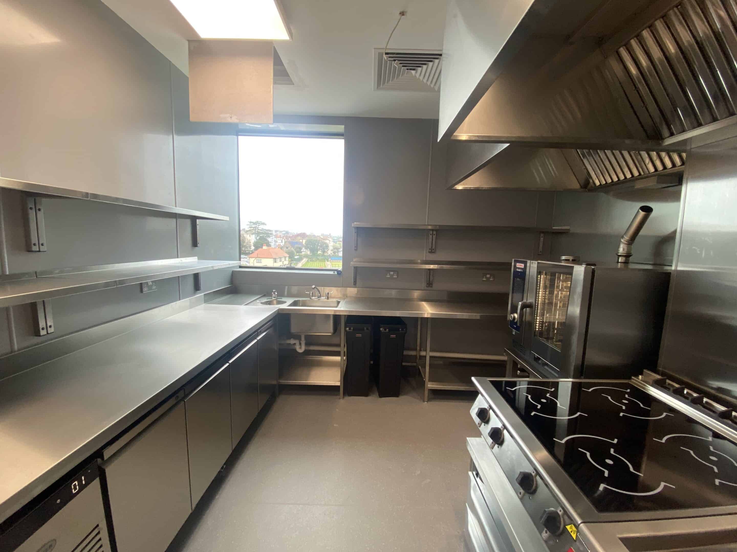 Towner Gallery Eastbourne — commercial cooking suite with Rational and Falcon appliances